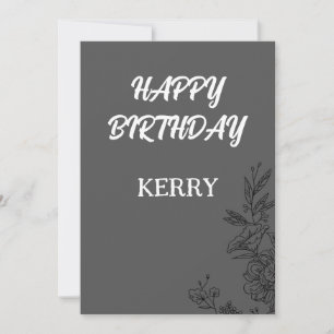 Happy Birthday Kerry Invitation