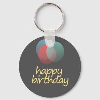 happy birthday key ring