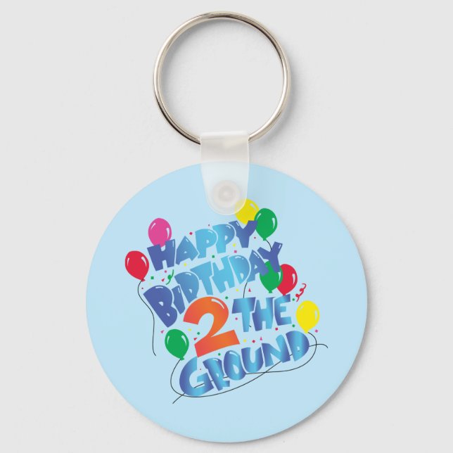 Happy Birthday Key Ring (Front)