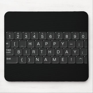"Happy Birthday" keyboard Mouse Mat