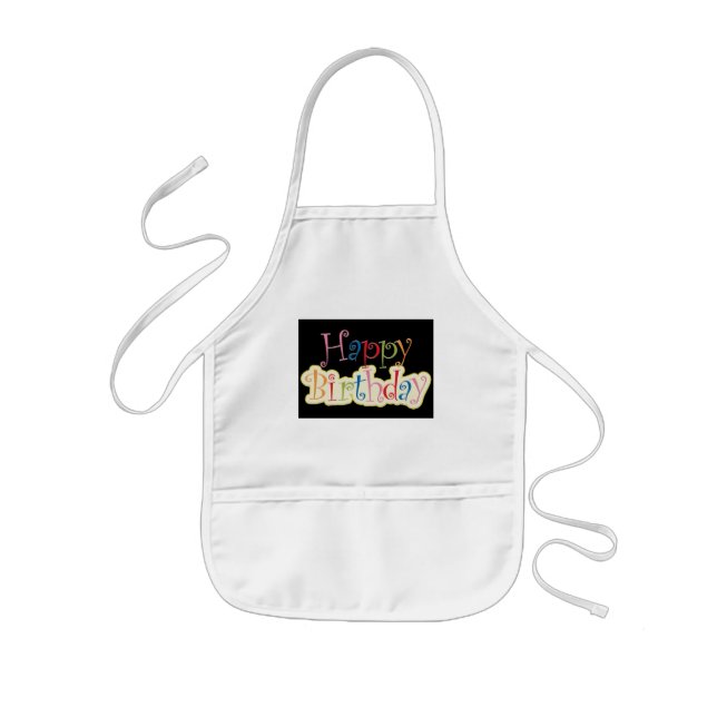 Happy Birthday Kids Apron (Front)