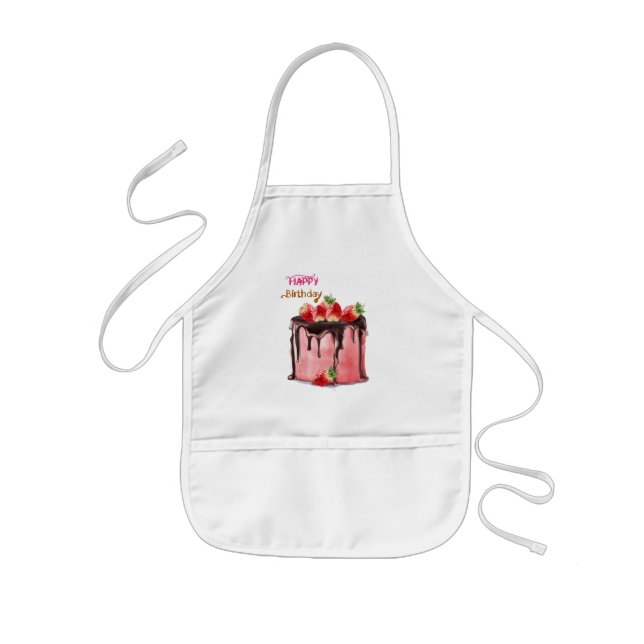 Happy Birthday Kids' Apron (Front)