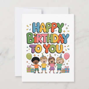 Happy Birthday Kids Card