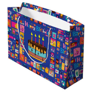 Happy Birthday Kids Large Gift Bag