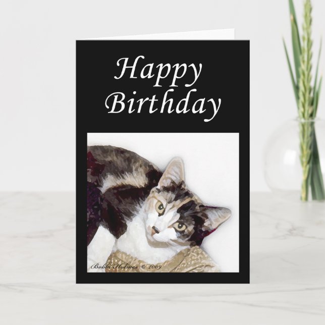 Happy Birthday Kitty Card (Front)