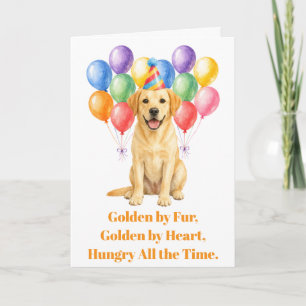 Happy Birthday Labrador Dog Pet Party Card