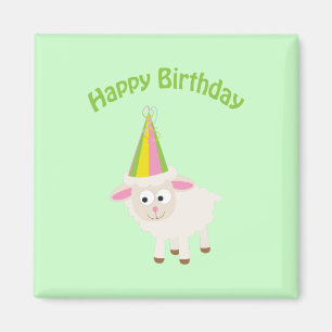 Happy birthday Lamb Magnet