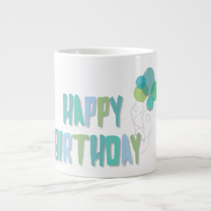 Happy Birthday Large Coffee Mug