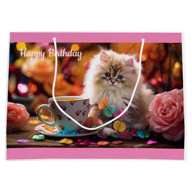 Happy Birthday Large Gift Bag (Front)