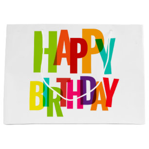 Happy Birthday Large Gift Bag
