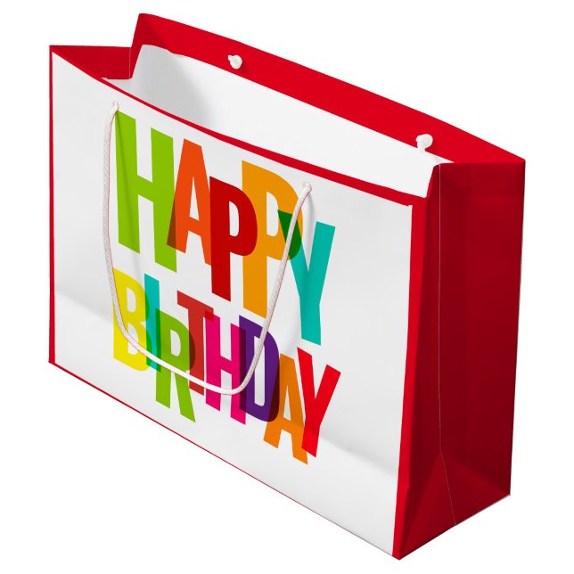 Happy Birthday Large Gift Bag (Happy Birthday Gift Bag!)
