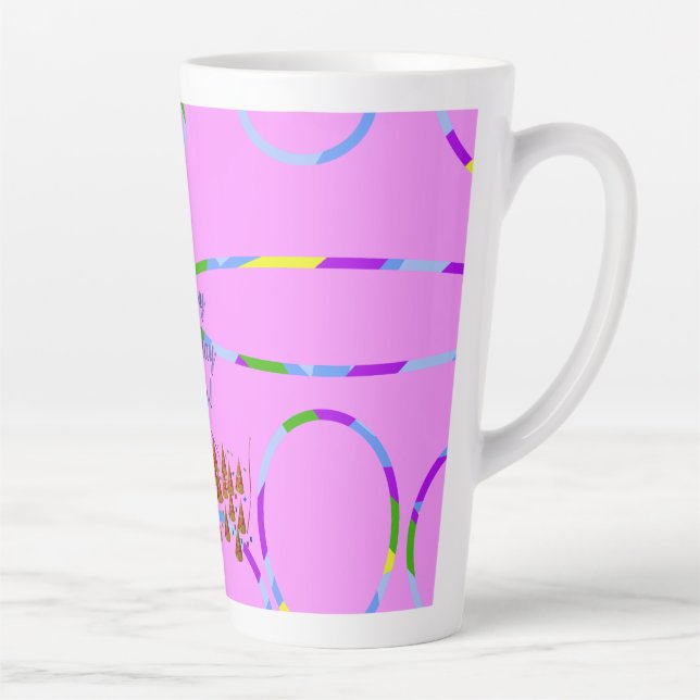 Happy Birthday Latte Mug (Right)