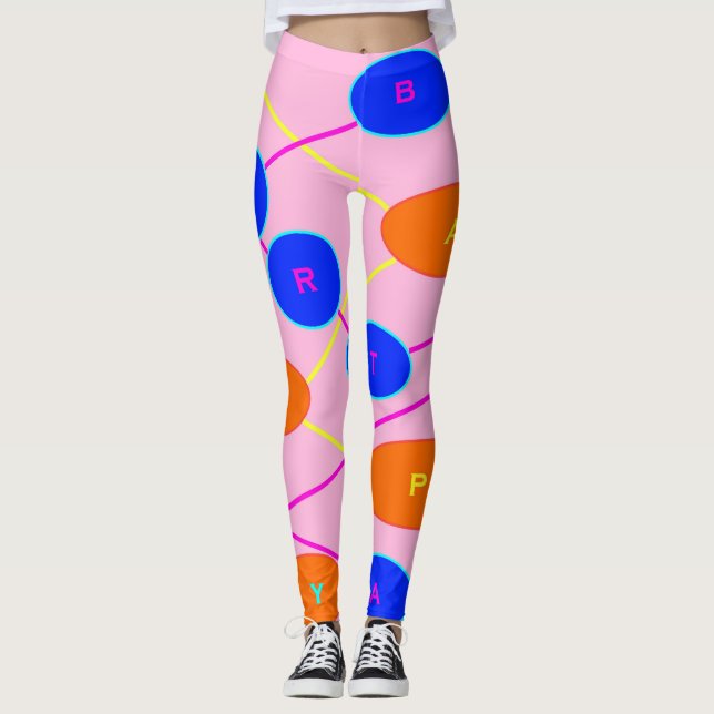 Happy Birthday Leggings (Front)