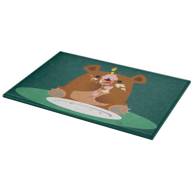 Happy Birthday, little bear!! Cutting Board (Corner)