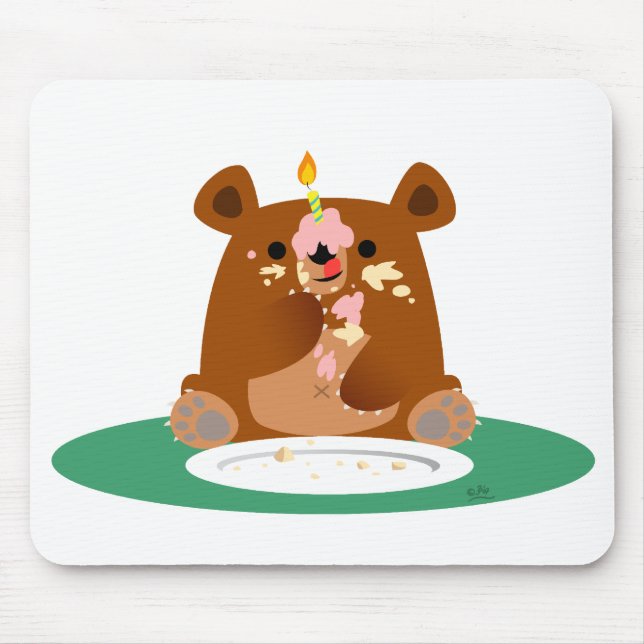 Happy Birthday, little bear!! Mouse Mat (Front)