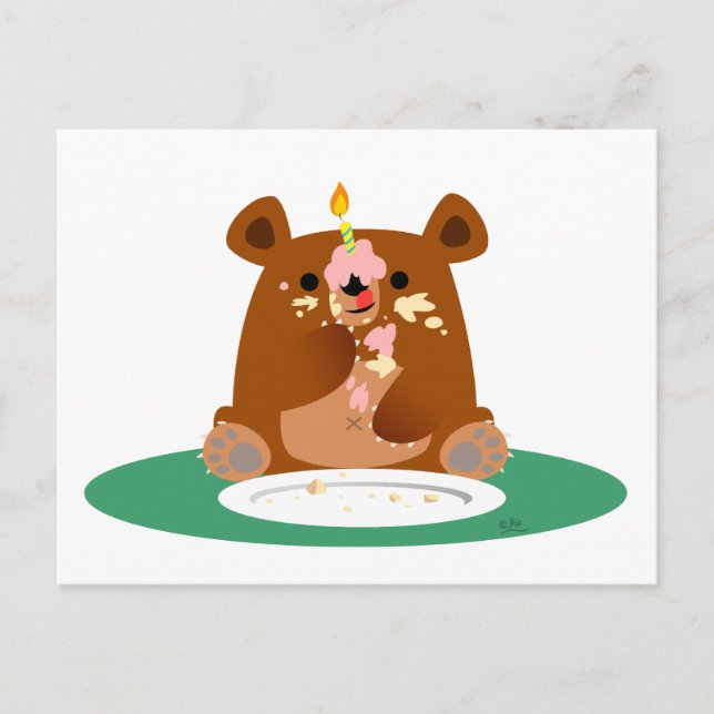 Happy Birthday, little bear!! Postcard (Front)