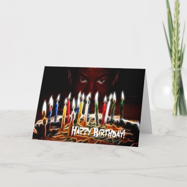 Happy Birthday Little Devil Card (Front)