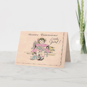Happy Birthday Little Girl! Card