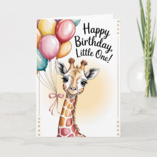 happy birthday little one card