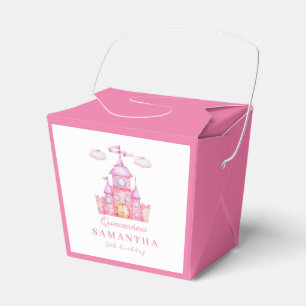 Happy birthday little princess castle favour box