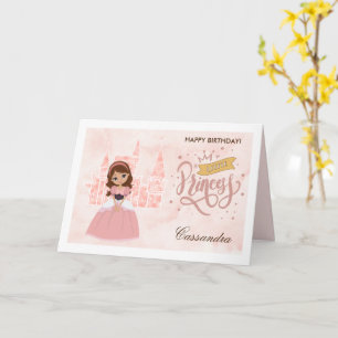 Happy Birthday, Little Princess. Custom Name Card
