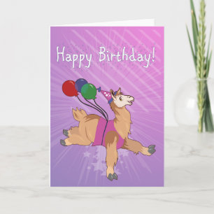 Happy Birthday Llama! Card