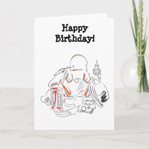 Happy Birthday London Greeting Card