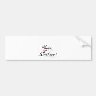 Happy Birthday Love Bumper Sticker