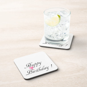 Happy Birthday Love Coaster
