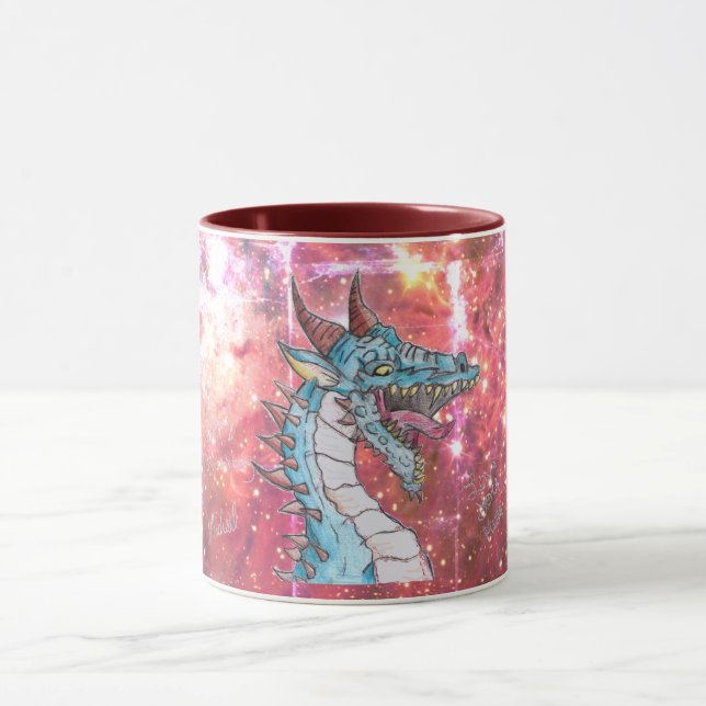 Happy Birthday Love You Mum Dragon Mug (Center)