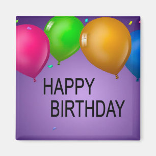 happy birthday magnet