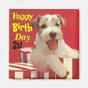Happy birthday magnet