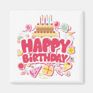 Happy Birthday Magnet