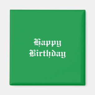 Happy Birthday Magnet