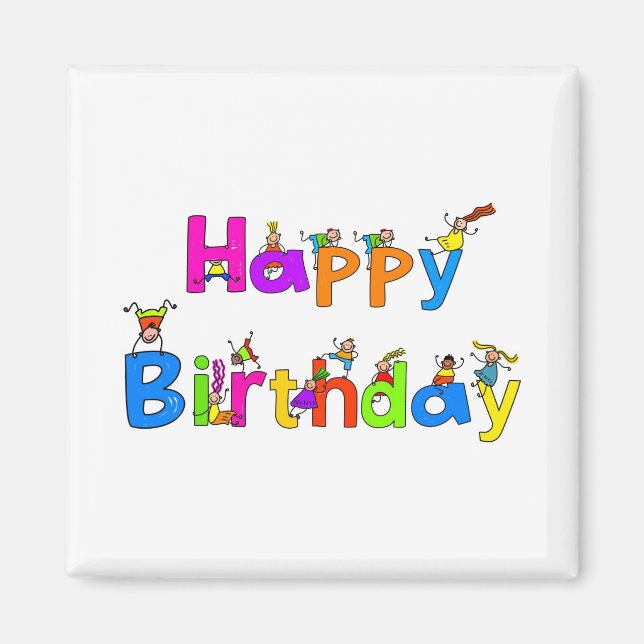 Happy Birthday Magnet (Front)