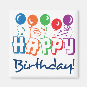 Happy Birthday Magnet