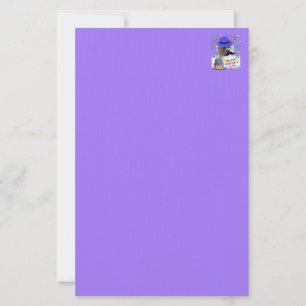 Happy Birthday Make A Wish Poodle Stationery