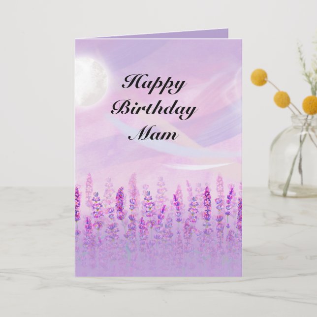 Happy Birthday Mam Card (Front)