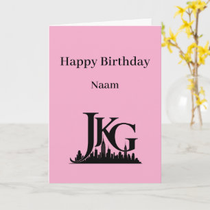 Happy Birthday Manhattan Skyline Card