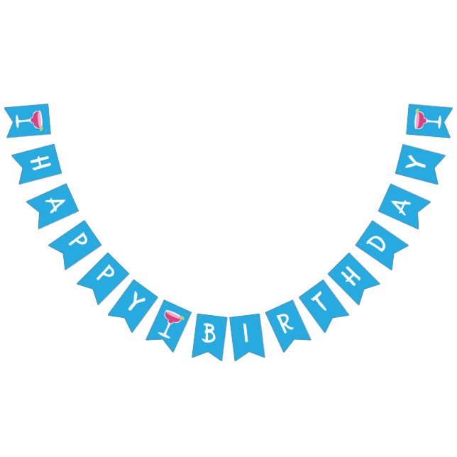 Happy Birthday, Margaritas Bunting (All)