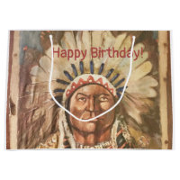 Happy Birthday Masculine Sitting Bull