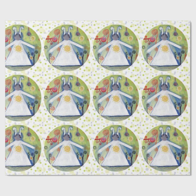 Happy Birthday Matte Wrapping Paper (Flat)