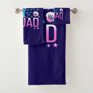 Happy Birthday Mermaid Squad-68296 Bath Towel Set