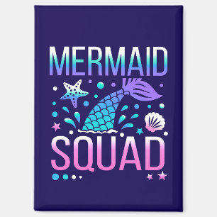 Happy Birthday Mermaid Squad-68296 Magnet