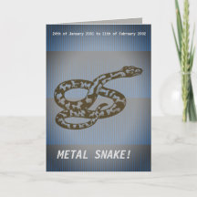 Happy Birthday Metal Snake