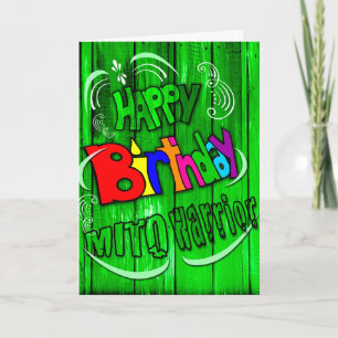 Happy Birthday Mito Warrior Card