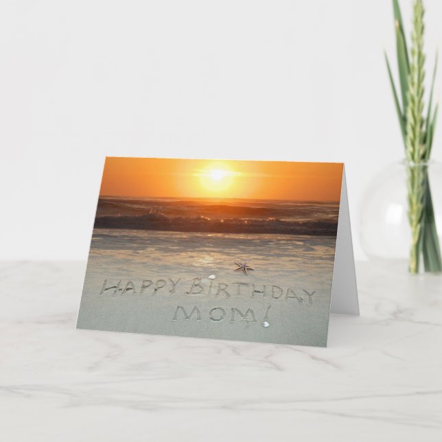 Happy Birthday, Mom! Card (Front)