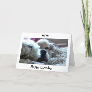 HAPPY BIRTHDAY MOM-TAKE NAP/DO WHATEVER U WISH CARD