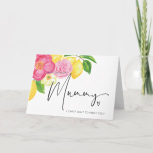 Happy Birthday Mommy Mom to Be Baby Bump Pregnancy Card