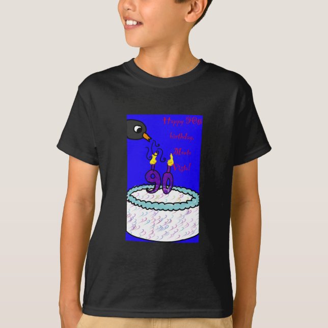 Happy Birthday, Monte! Kid T-Shirt (Front)